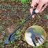 Weed Puller Tool, Portable Garden Weeding Tool ,4 Teeth Manual Uprooting Weeder Tool?12-Inch Gardening Stainless Steel Weeding Tools...