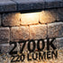 GKOLED 6.8 Inches LED Hardscape Lights, Low Voltage Retaining Wall Light Waterproof, 12V AC/DC Landscape Lighting, 1.5W 2700K, Classic Step Lights...