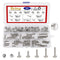 80Pcs Hammer Head T-Slot Drop-in Stud Sliding Bolt Screw Nut Assortment Kit, for European Standard Aluminum Profile (M5-20 Series)...