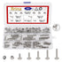 80Pcs Hammer Head T-Slot Drop-in Stud Sliding Bolt Screw Nut Assortment Kit, for European Standard Aluminum Profile (M5-20 Series)...