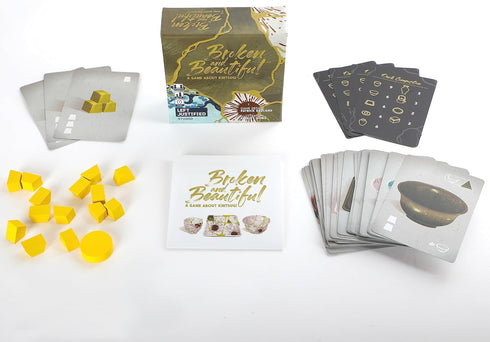 Broken and Beautiful Kintsugi Card Game - Two to Four Players - Perfectly Portable - Quick-Playing...