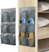 Wall Mounted Shoes Rack 2Pack/Can Store 6Pairs of Sneakers,with Sticky Hanging Mounts, Shoes Holder Storage Organizer Shelf,Door Shoe Hangers (SM0...