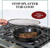 BergKoch Splatter Screen for Frying Pan - 13 Inch Stainless Steel Grease Splatter Guard - Cover Oil Splash when Sizzling Bacon, Cooking Fried Chic...