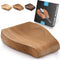 Zulay Kitchen Wood Spoon Rest – Non-Slip Wooden Spoon Holder for Stovetop & Counter – Heat-Resistant Utensil Rest for Spoons, Spatulas & Tongs – S...