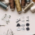 Kare & Kind 50 Pairs Sewing Hook and Eye, Sew-On Snaps - Sewing Closure Fastener Clasps Repair - Bra, Skirts, Pants, Dress, Trousers - DIY, Crafti...