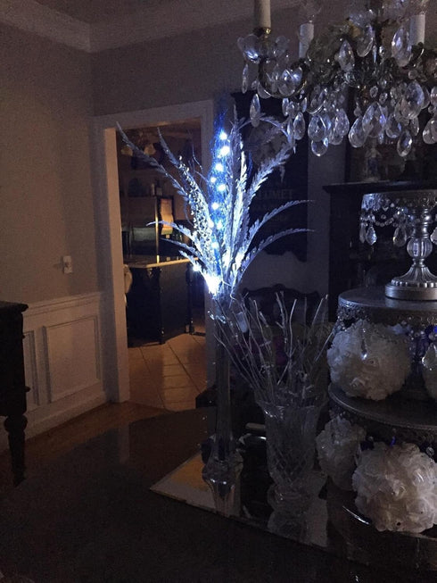 YKB 12 PCS White Fairy Lights LED String Lights Battery Powered, 20 Micro LEDs on 3.3ft/1m Silvery Copper Wire, Battery Operated String Lights by ...