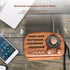 Portable Vintage Radio Retro Bluetooth Speaker, FM/AM/SW Old Fashion Classic Style, Adjustable Antenna, Rechargeable Battery Powered & USB Chargin...