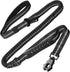 Heavy Duty Dog Leash, 4-6FT Shock Absorbing Tactical Dog Leash with 2 Padded Handles, Advanced Easy Metal Clip, No Pull Reflective Dog Leash for M...
