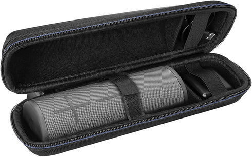 Linkidea Speaker Carrying Case for Ultimate Ears Boom 3 Wireless Bluetooth Speaker Case, Replacement Hard Shell Protective Travel Bag with Cable, ...
