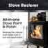 Furniture Clinic Stove Restorer - Restores The Natural Matte Black Color on Log Burners, Grates, & Fireplaces. Works Like a Polish - 250ml...