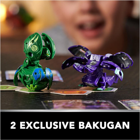 Bakugan Legends, Baku-tin, Gargonoid X Webam (Exclusive, Mystery Core, 2 Gate Cards, 4 Baku-Cores, Collectible Action Figures, Ages 6 and Up...