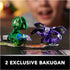 Bakugan Legends, Baku-tin, Gargonoid X Webam (Exclusive, Mystery Core, 2 Gate Cards, 4 Baku-Cores, Collectible Action Figures, Ages 6 and Up...