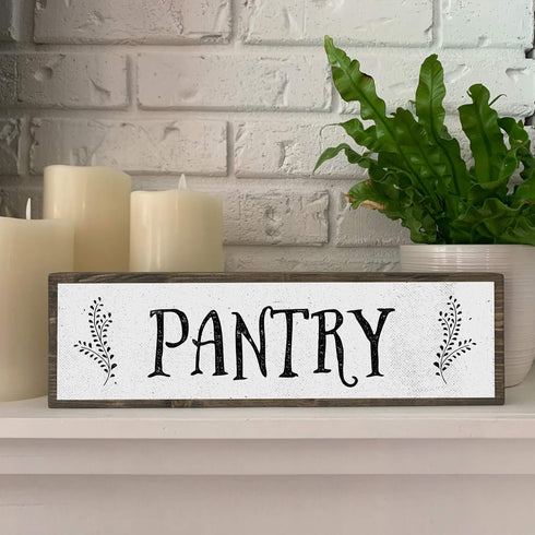 Kitchen Wood Signs (Medium - Wood And Metal, Pantry)...