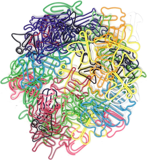 Honbay 60pcs Colorful Creative Assorted Animal Shape Metal Paper Clips...