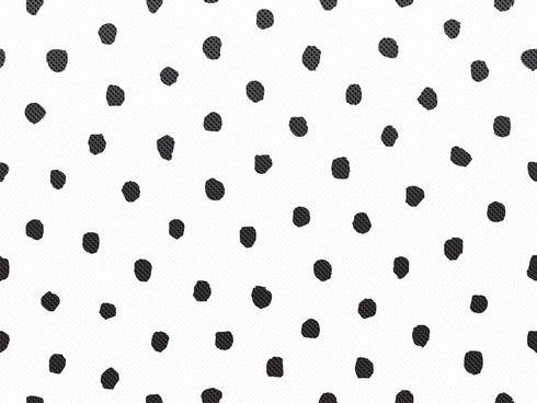 Teacher Created Resources Fun Size Black Painted Dots on White Better Than Paper Bulletin Board Roll Large...