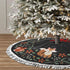 Forest Wreath Christmas Animal Fox Christmas Tree Skirt Gorgeous Edge Tassel Lace for 36" Xmas Ornaments Decoration...