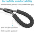 iYoShop 6 FT Durable Slip Lead Dog Leash with Padded Handle and Highly Reflective Threads, Dog Training Leash, (Medium/Large, 35~120 lbs., Grey)...