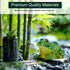 2pcs Frog Statues, 2 Sizes Resin Frogs Garden Miniatures Decor Lifelike Frog Miniature Figurines Animals Ornament for Garden Landscape Dollhouse D...