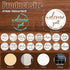 Kigley 16 Pcs Welcome Stencils for Painting on Wood 12" Large Hello Summer Themed Stencil Round Welcome Letters Stencils Templates Farmhouse Paint...