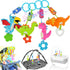 Baby Toys for 0 3 6 9 12 Months, Soft Rattle Wind Chime Car Seat Crib Stroller Toys, Dinosaur Baby Hanging Toys Birthday for Baby Boys and Girls...
