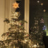 Brizled Christmas Snowflake Tree Topper, 9.25in Lighted Christmas Treetop with 20 Warm White Lights, 120V UL Certified Plug in Christmas Tree Top ...