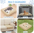 CHHKON Dog Bed Covers Replacement Washable Waterproof Pet Puppy Bed Cover for Dog(Beige,30x20x6 inch)...