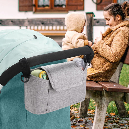 Accmor Universal Stroller Organizer, Stroller Bag Caddy Organizer with Adjustable Shoulder Strap, Stroller Organizer Accessories for Uppababy, Bab...