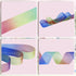 Shappy 1 Inch x 50yard Rainbow Gift Rainbow Ribbon for Gift Wrapping Organza Ribbon Shimmer Sheer Rainbow Colors Ribbon...