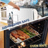 P&P CHEF 16 Inch Baking Cookie Sheet, Oven Pan Tray Stainless Steel Sheet Pan for Kitchen, Oven Bakeware for Multi Uses, Shiny Look & Dishwasher S...