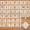 36Pcs Letter Stencils for Painting, Reusable Numbers & Alphabet Stencils,Spray Painting Stencils,Letter Stencils for Wood,Wall,Fabric,Rock,Chalkbo...