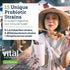 Hyperbiotics Vital Nutrients Pro-15 Prebiotics and Probiotics for Women and Men | 15 Science Backed Strains | Supports Occasional Constipation, Di...
