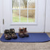 Ritz Solid Accent Rug: 18" x 30" Stain Resistant Kitchen or Living Room Floor Mat, Latex Backing, Machine Washable, Blue...