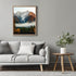 Posterizer 1 pcs-beautiful nature scene with evergreen trees and mountains 4-Landscape & Nature Art-Gift for Art Lovers-Decor for Home & Office- u...