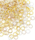 300 Pcs 10mm Open Jump Rings Silver, Gold and Rose Gold Plated Jump Rings for Jewelry Making Iron Made Single Ring Bulk for DIY Craft Earring Neck...