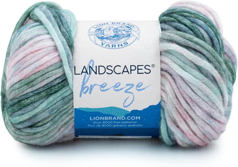 Lion Brand Yarn Landscapes Breeze Yarn, Seashell...
