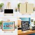 Easel Stand for Sign, 4 Pcs 9 Inches Table Top Easel for Painting, Easel for Artist Adults Students (4)...