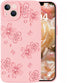 Compatible with iPhone 13 Case - Cute Butterfly Flowers Engraved Phone Case Compatible with iPhone 13 - Soft Silicone Case Compatible with iPhone ...