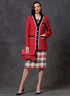 Vogue V1643E5 Women's Semi Button Jacket, Fitted Dress, and Pleated Skirt Sewing Patterns, Sizes 14-22, White...