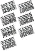 Hardline Products Series 400 Factory Matched 3-Inch Boat & PWC Registration Number Kit, Silver/Black - SIBKG400...