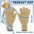Bencailor 3 Pairs Microfiber Dusting Gloves Dusting Cleaning Gloves Lengthen Plants Thicken Cleaning Gloves Mitt for Blind (Dark Blue,Gray,Khaki)...