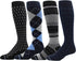 Dr. Motion 4 Pairs Men's Athletic Traveler Graduated Compression Knee High Socks...