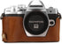 MegaGear MG1352 Olympus OM-D E-M10 Mark III Ever Ready Leather Camera Half Case and Strap, with Battery Access, Light Brown...