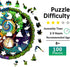 Wooden Puzzles for Adults, Yinyang Tree of Life Wooden Jigsaw Puzzles for Adults, Unique Animal Shape Wood Cut Puzzles for Puzzle Lovers, Birthday...