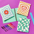 Avery 3 Ring Binder, 1 Inch Round Rings, Retro Collection, Groovy Checks (26803)...