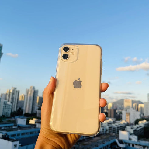 Compatible with iPhone 11 Case, Clear TPU Phone Cases Shockproof Bumper Cover Anti-Scratch Protective Slim Thin Crystal Phone Case for 11 6.1inch...