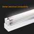 JACKYLED Non-Shunted Turn-Type T8 Lamp Holder UL Socket Tombstone with 10 inches Wires Attached for LED Fluorescent Tube Replacements 18-Pack...