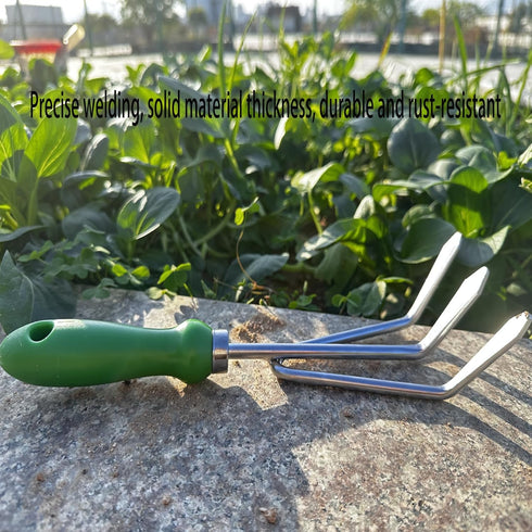 Sturdy Cultivator Garden Hoe Resistant Ergonomic Grip Perfect Tool for Gardening, Weeding, Transplanting and Digging in Weed Puller Tool...