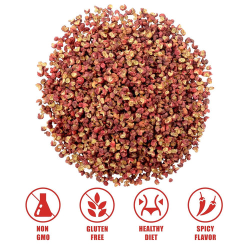 Yimi Sichuan Szechuan Peppercorns, Grade AAA Sichuan Whole Red Peppercorn, Strong Flavor for Mapo Tofu, Kung Pao Chicken, Ideal for Gift, 2.1 oz...