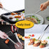 JETKONG 2 Pcs 12-Inch Kitchen Tweezers Fine Tweezer Tongs, Extra-Long Stainless Steel Cooking Tweezers (Silver)...