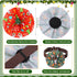 60 Pcs Christmas Dog Collar Flowers Bulk Winter Pet Flower Collar Bow Ties Holiday Dog Accessories Grooming Supplies Puppy Bows Slides Attachment ...